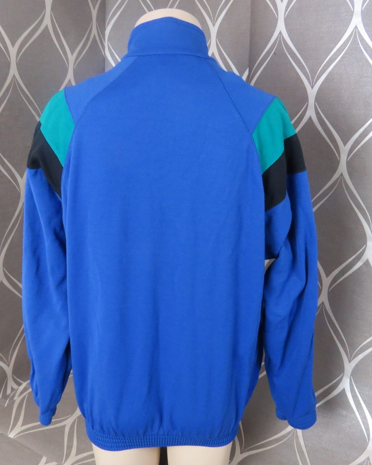 PUMA 1980ies tracksuit blue jacket size M (Puma size 5) (3)