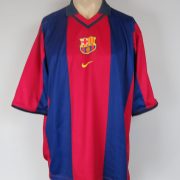 Barcelona 2000-01 home stadium shirt Nike soccer jersey size XL (1)
