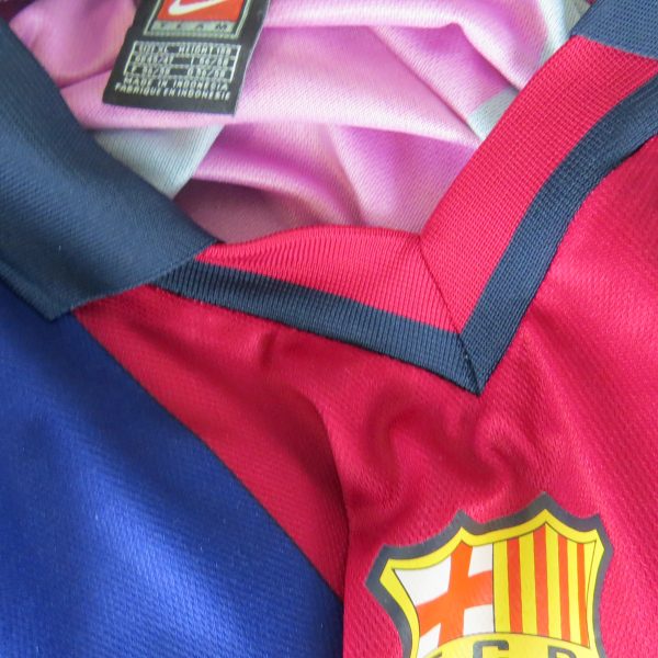Barcelona 2000-01 home stadium shirt Nike soccer jersey size XL (3)
