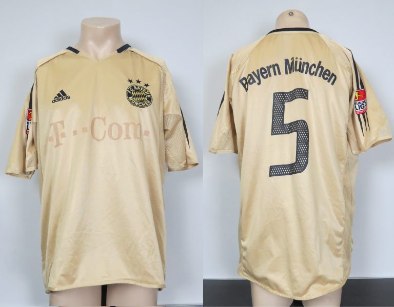 2004-05 Bayern Munich Match Issue Away Shirt Adidas Soccer jersey 5 (1)