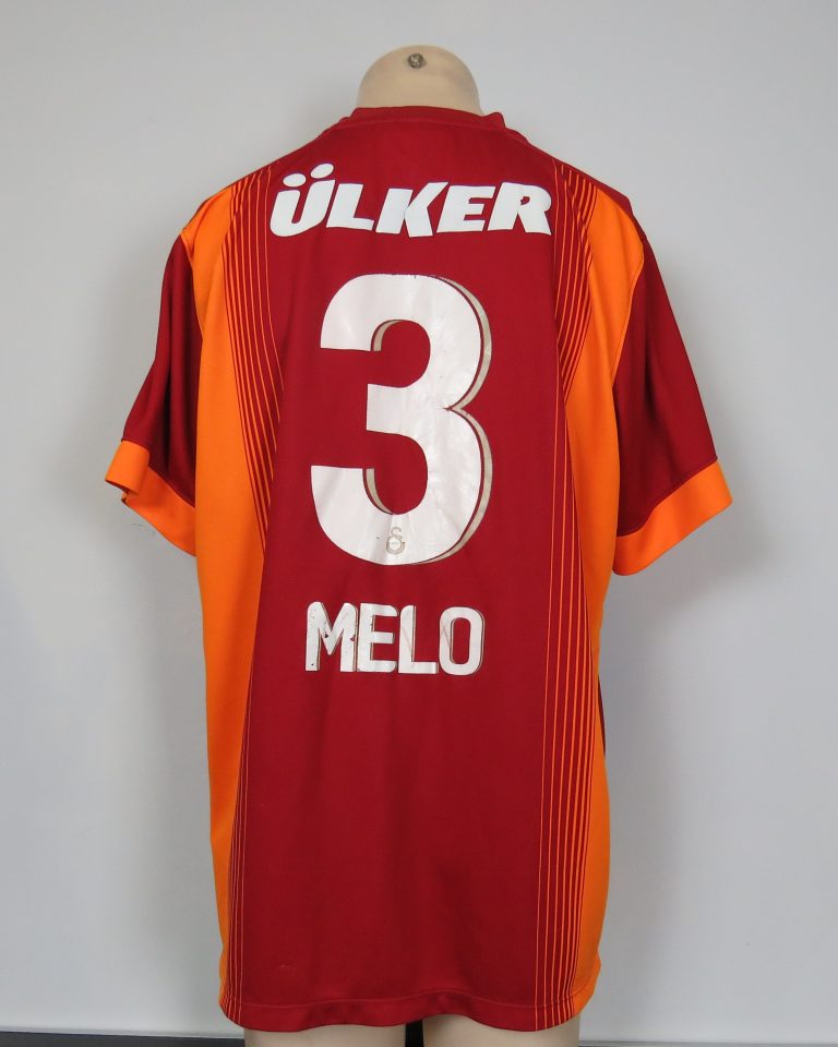 Galatasaray 2014-15 home shirt adidas soccer jersey Melo 3 size XL (1)