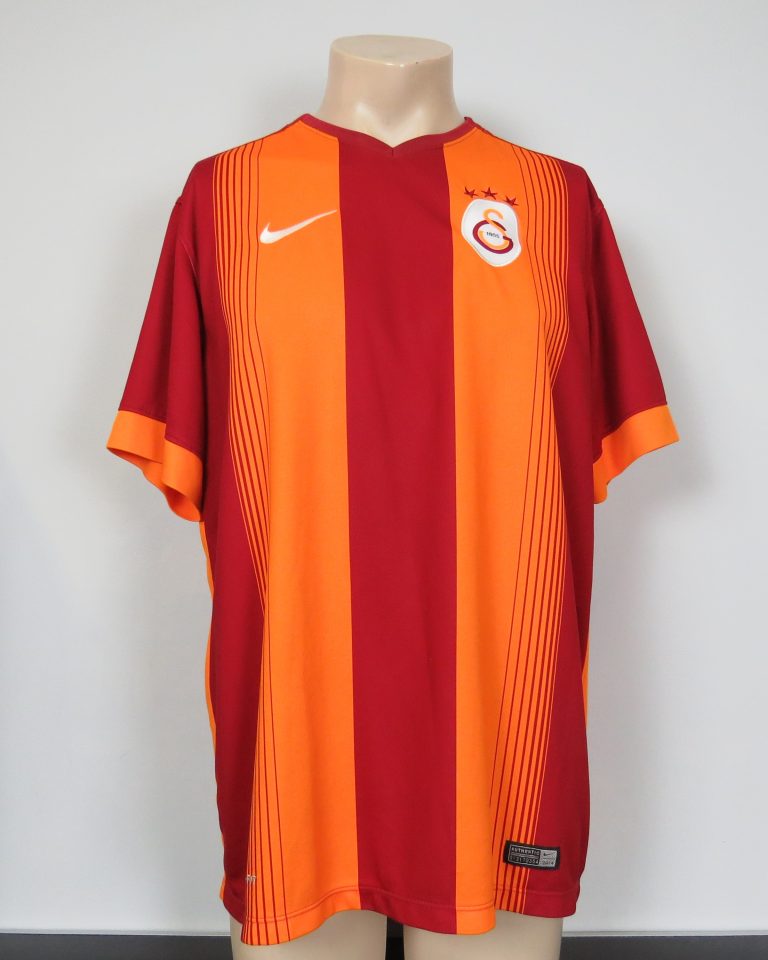 Galatasaray 2014-15 home shirt adidas soccer jersey Melo 3 size XL (2)