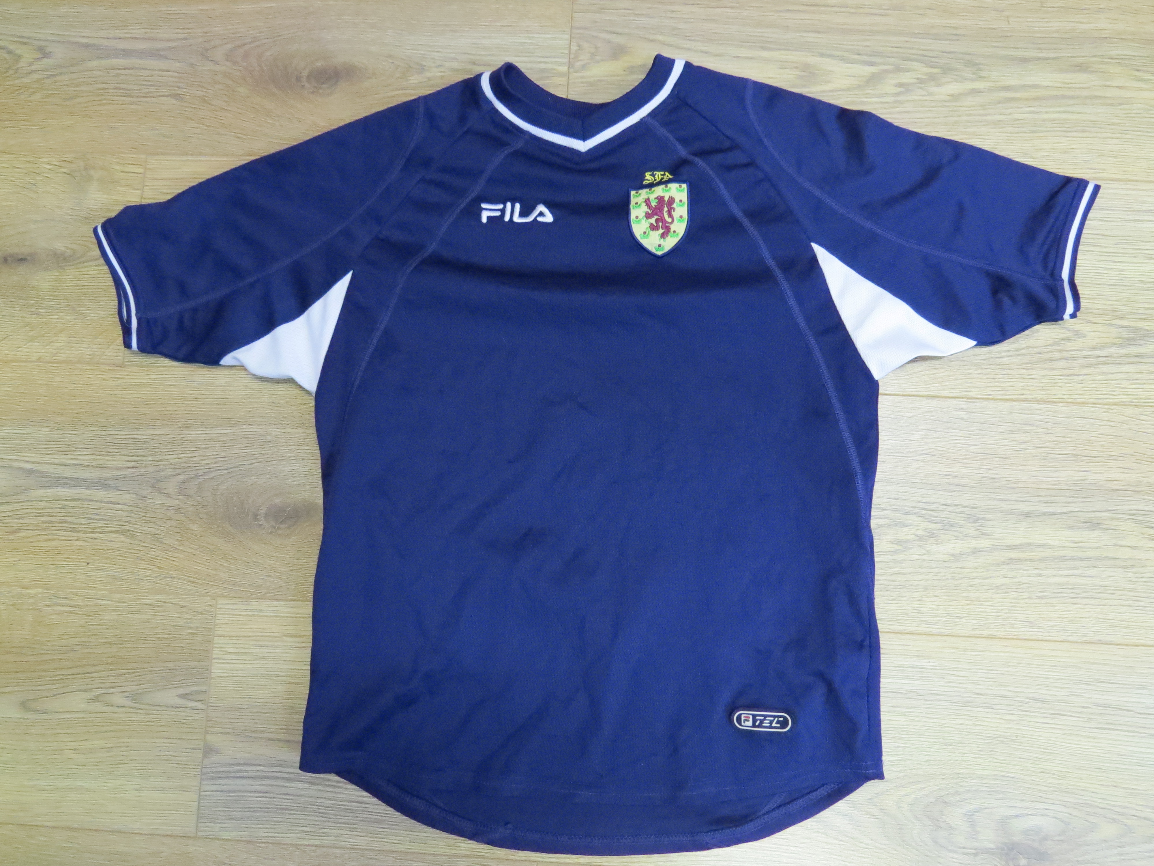 shirt FILA soccer jersey size XLB 