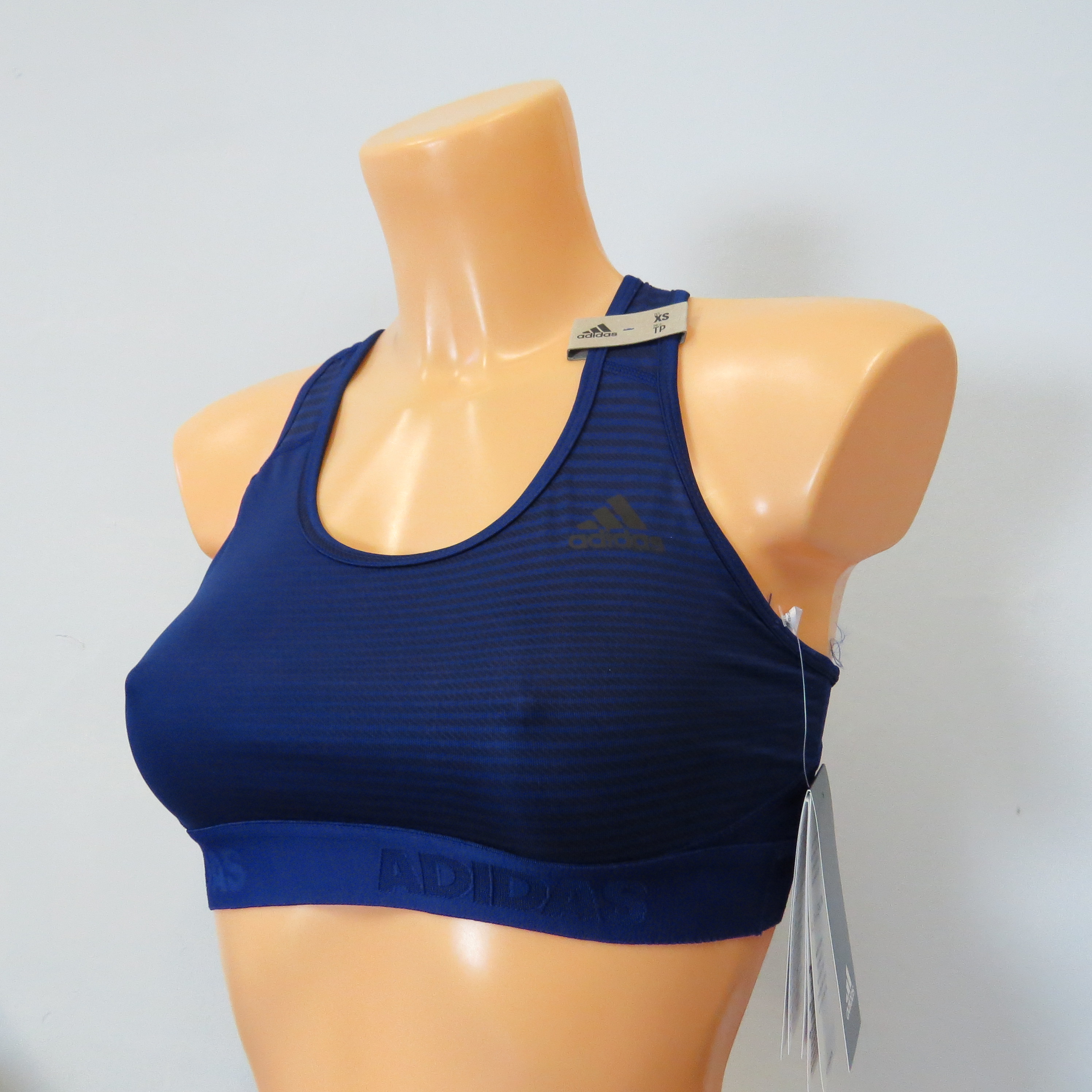 adidas blue sports bra