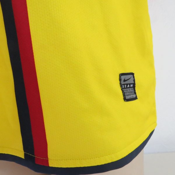 Vintage Barcelona 2008-10 yellow away shirt Nike soccer jersey size L (2)
