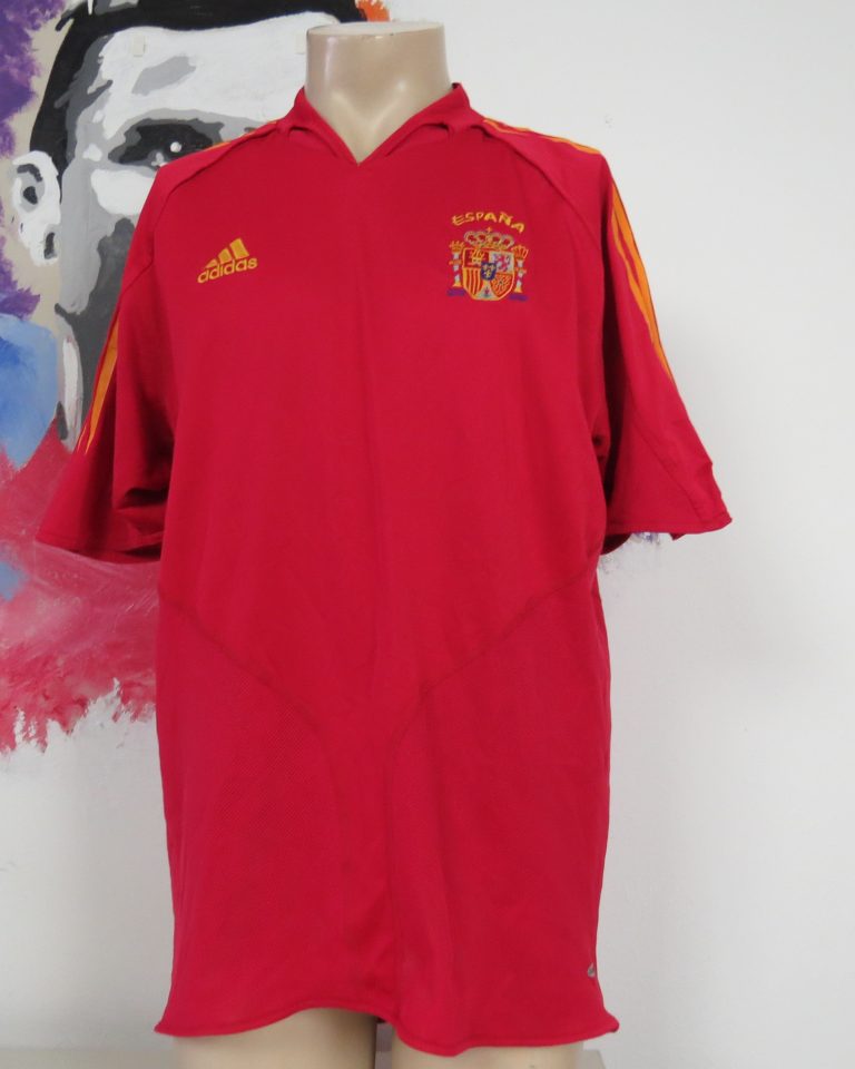 Spain 2004 2005 2006 home football shirt adidas Raul #7 size L EURO 2004 (3)