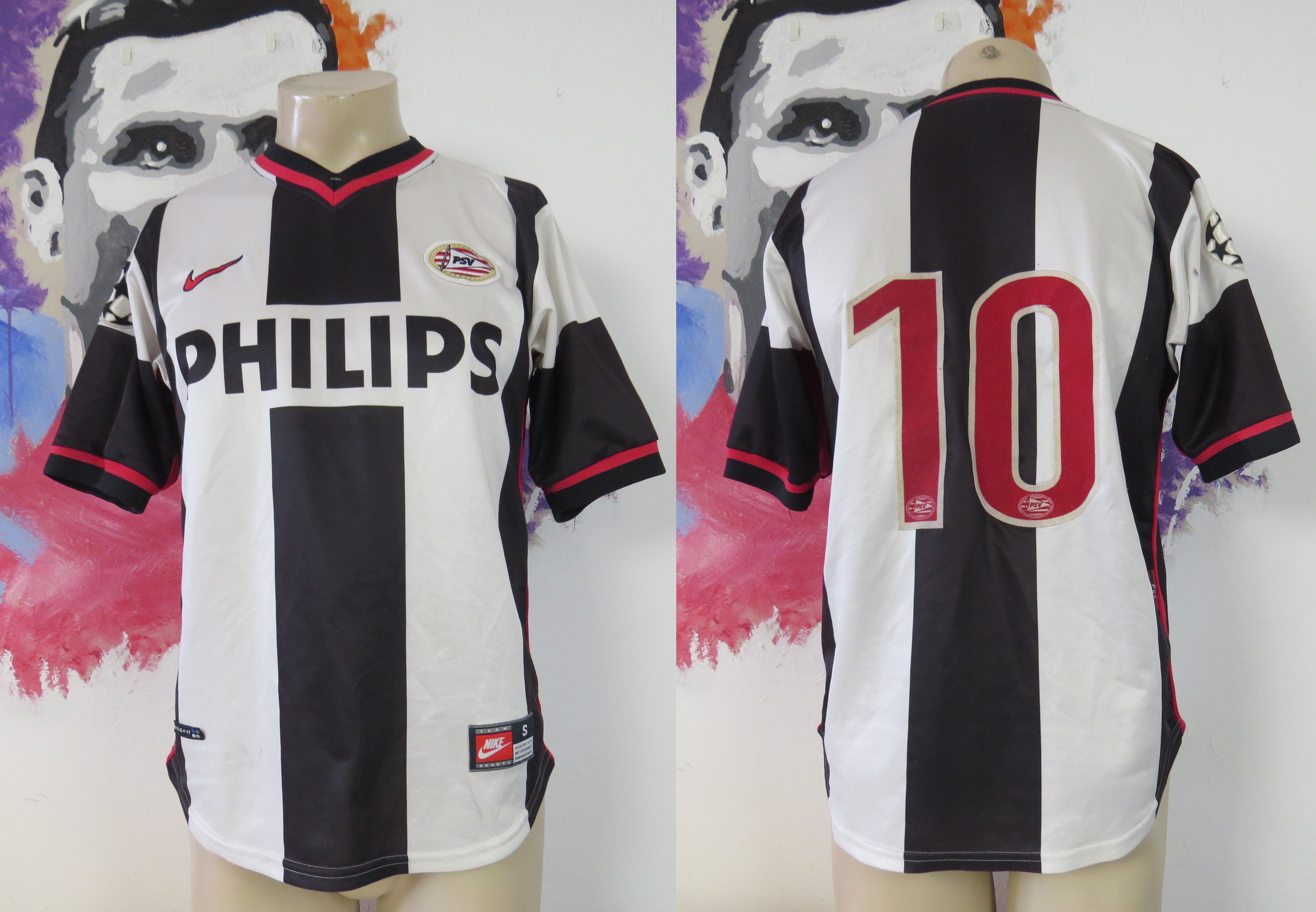 Vintage PSV eindhoven 1998 1999 CL away shirt #10 Nike ...