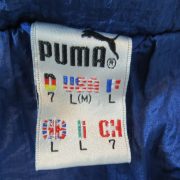 Vintage PUMA 1980ies tracksuit blue grey jacket size L (Puma size 7) (3)