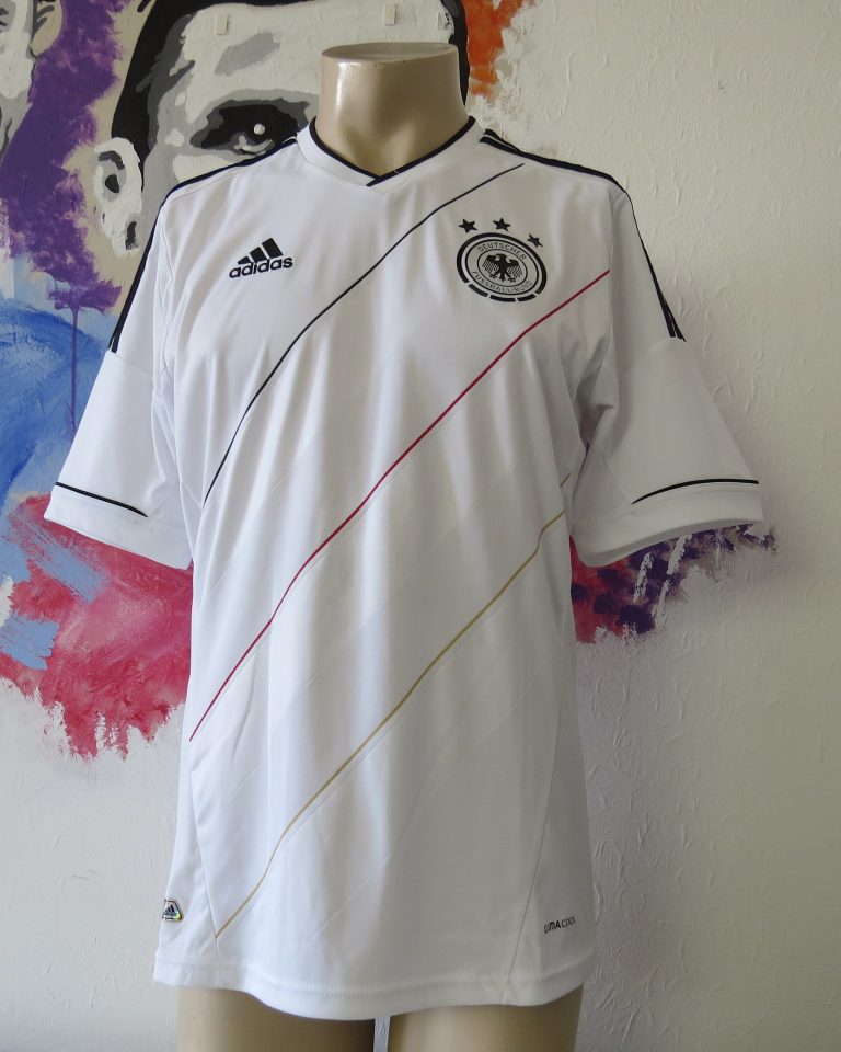 Vintage Germany EURO 2012 2013 home shirt adidas soccer jersey size M (4)