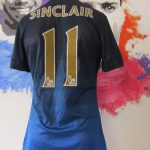 Match issue Manchester City 2014 2015 third shirt Sinclair #11 Nike size M (3)