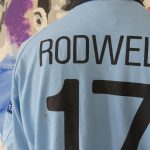 Match worn Manchester City 2012 Champions league shirt Rodwell 17 v Dortmund dirty (4)