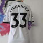 Match worn SWANSEA City 2017 2018 EPL home shirt Fernandez 33 (4)