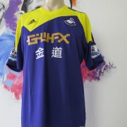 Match worn issue SWANSEA City 2013 2014 EPL away shirt Michu 9 (1)