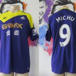Match worn issue SWANSEA City 2013 2014 EPL away shirt Michu 9