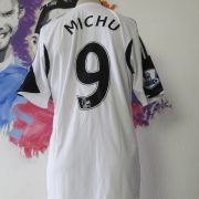 Match worn issue SWANSEA City 2013 2014 EPL home shirt Michu 9 (1)