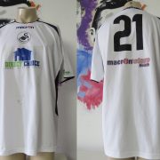 SWANSEA City 2005 2006 charity match shirt #21 Cancer research Macmillan signed