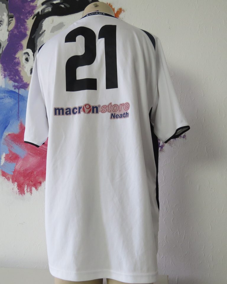 SWANSEA City 2005 2006 charity match shirt #21 Cancer research Macmillan signed (4)