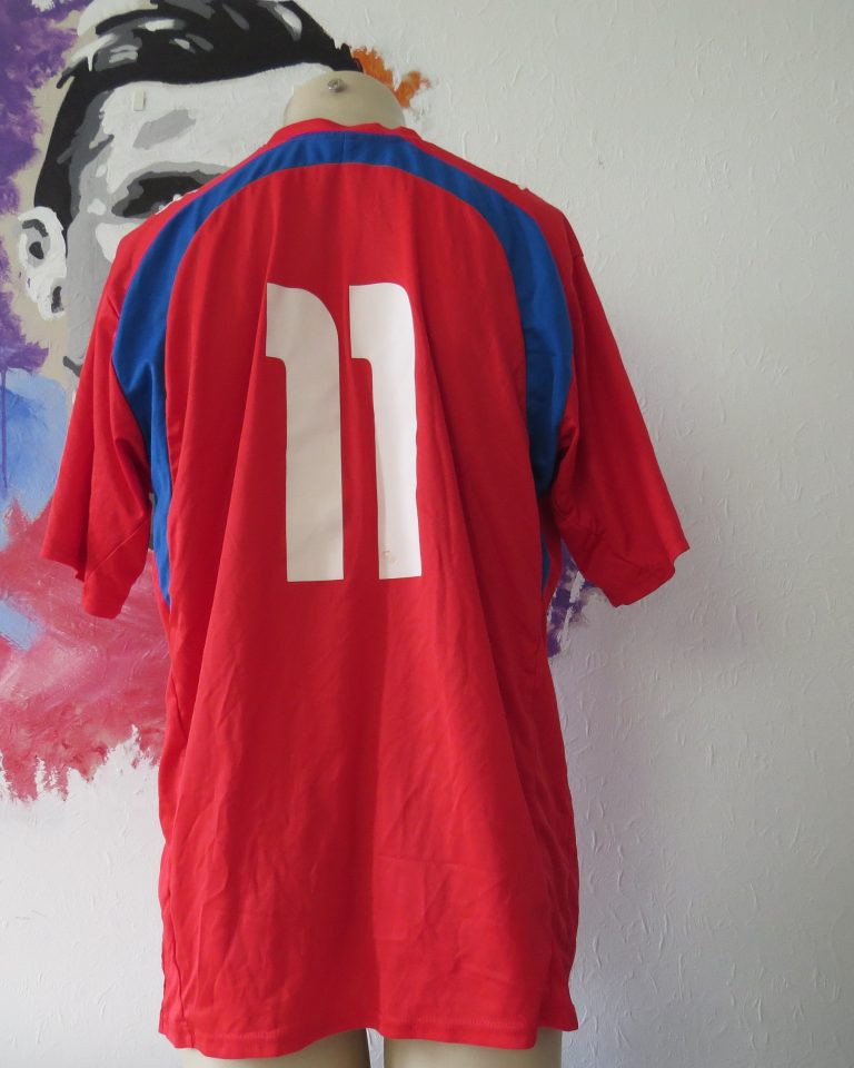 Czech Republic World Cup 2006 2007 2008 basic home shirt Puma XL #11 (Nedved) (2)