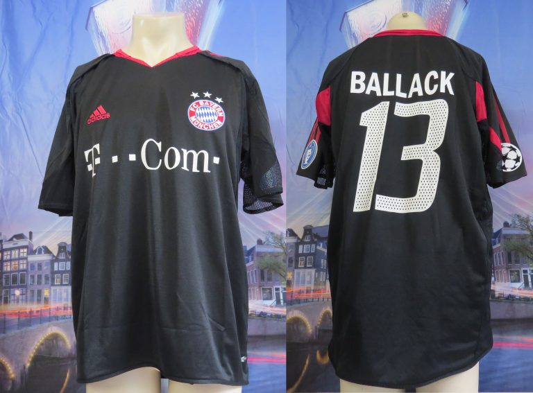Player issue Bayern Munchen 2004 2005 Champions league shirt Ballack 13 XL