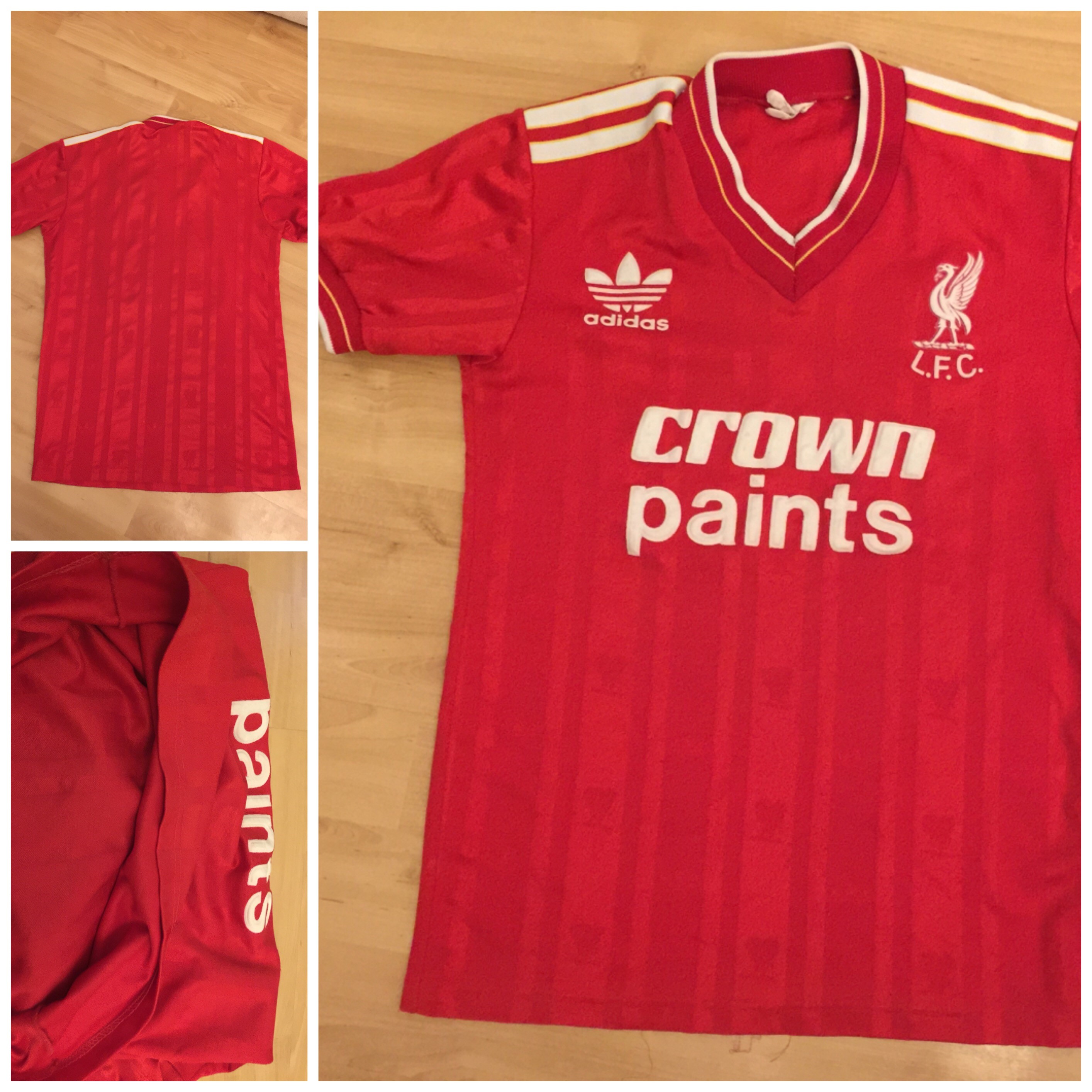 Vintage Liverpool 1985 1986 home shirt 