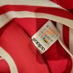 Vintage Adidas 1990ies red German ls amateur team football shirt #8 size L (3)