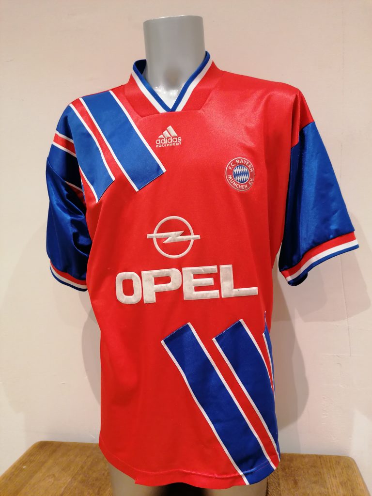 Vintage Bayern Munchen 1993 1994 1995 Home shirt adidas size XL signature (1)
