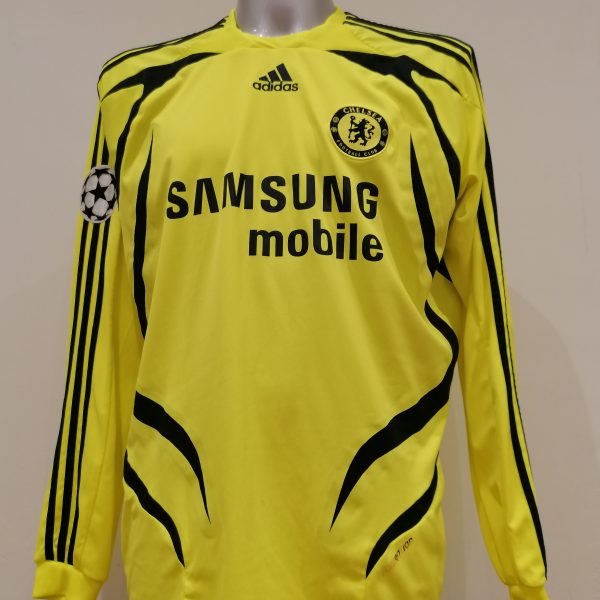 Match worn issue Chelsea 2007 2008 ls CL shirt adidas formotion Obi Mikel 12 (1)