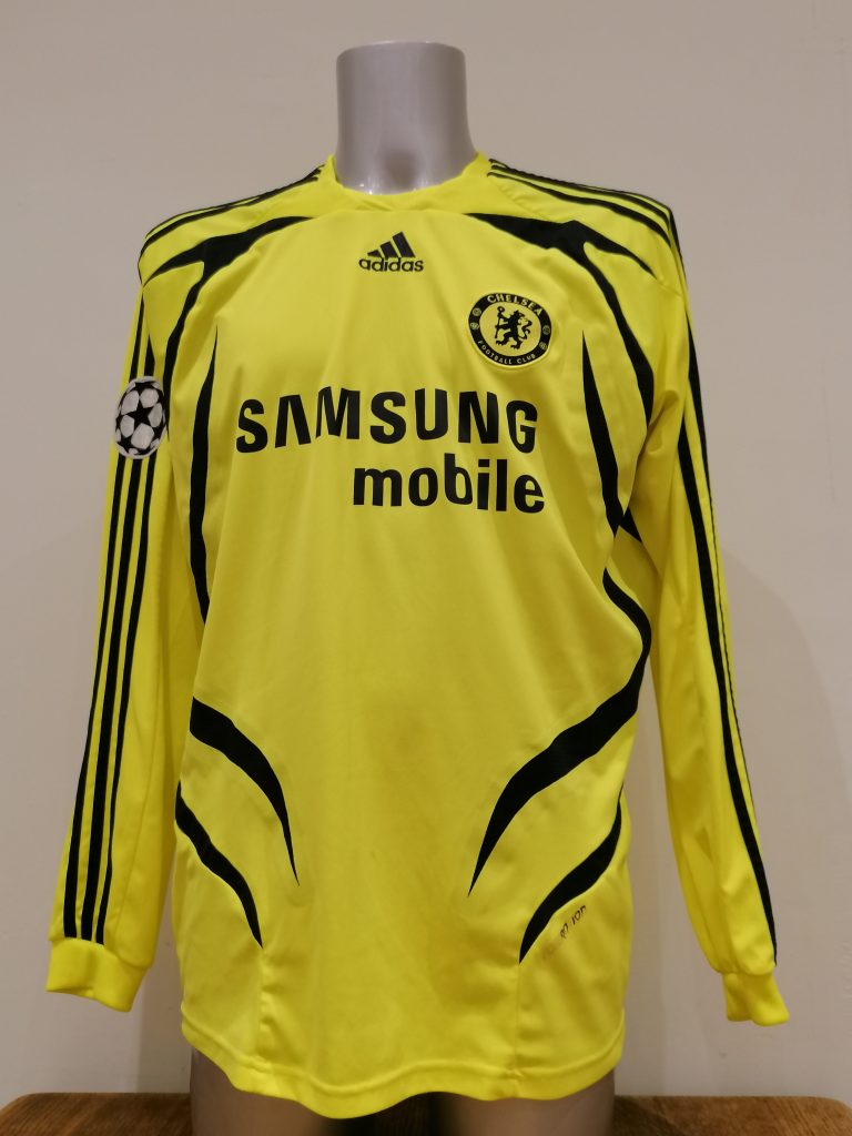Match worn issue Chelsea 2007 2008 ls CL shirt adidas formotion Obi Mikel 12 (1)