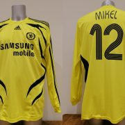 Match worn issue Chelsea 2007 2008 ls CL shirt adidas formotion Obi Mikel 12