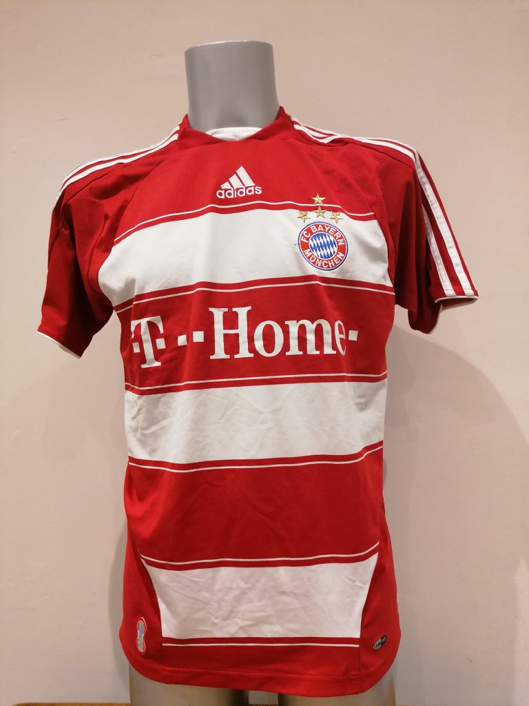 Vintage Bayern Munchen 2007 2008 2009 home shirt adidas size Boys XL 176cm (1)