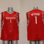 NBA Houston Rockets Basketball Jersey McGrady 1 Reebok shirt Ladies XL 18-20