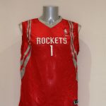 NBA Houston Rockets Basketball Jersey McGrady 1 Reebok shirt Ladies XL 18-20 (2)