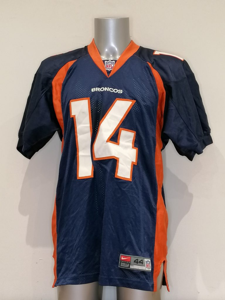 Vintage Denver Broncos jersey NFL 1990ies Brian Griese 14 shirt size 44 L (5)