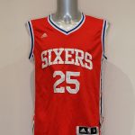 Vintage NBA Philadelphia 76ers Basketball Jersey 25 Simmons adidas shirt size M (2)