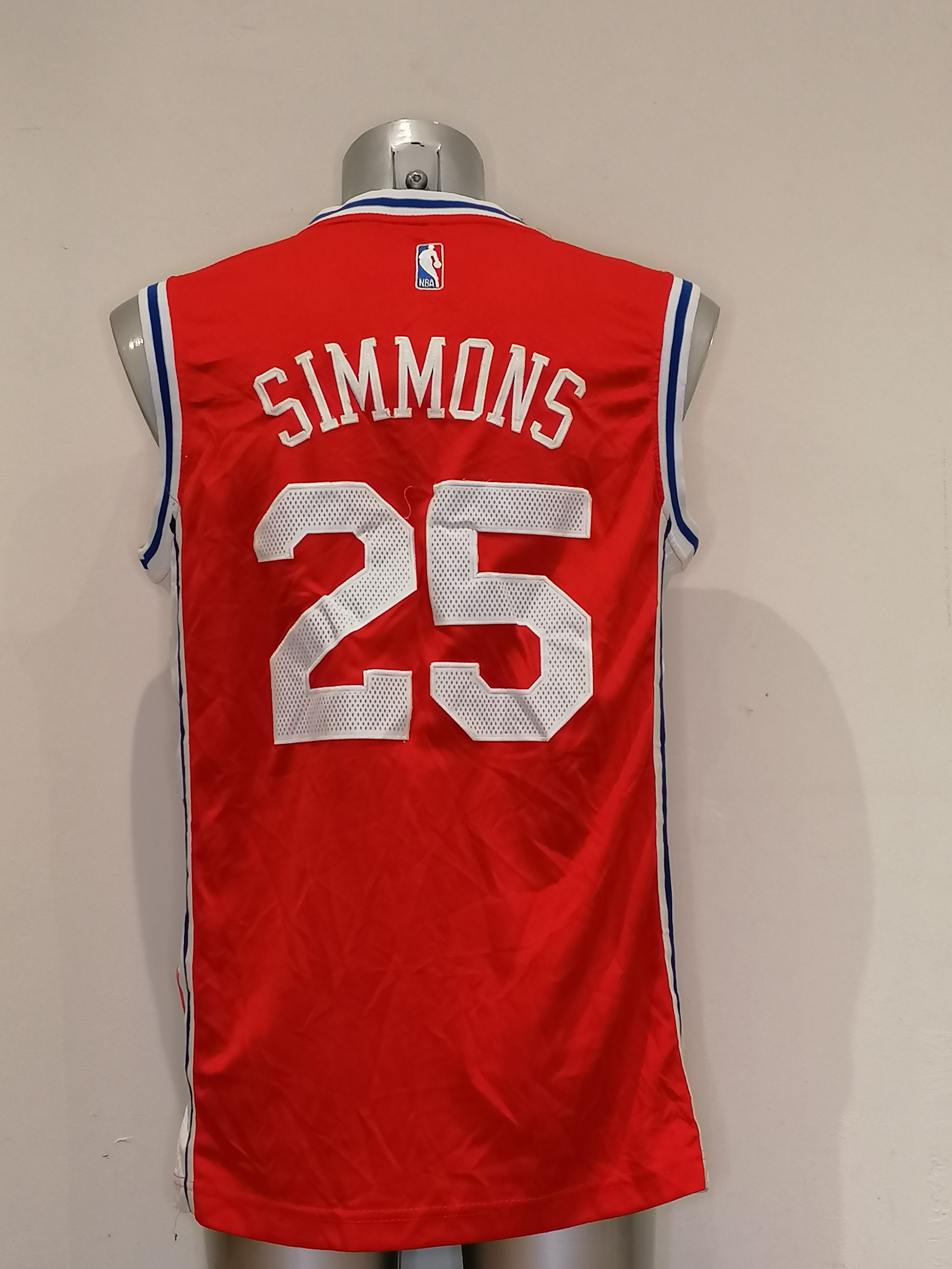 Vintage NBA Philadelphia 76ers Basketball Jersey 25 Simmons adidas shirt  size M – Football Shirts 4 All