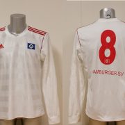 Hamburger SV 2010 2011 home shirt adidas jersey #8 #13 trikot size L