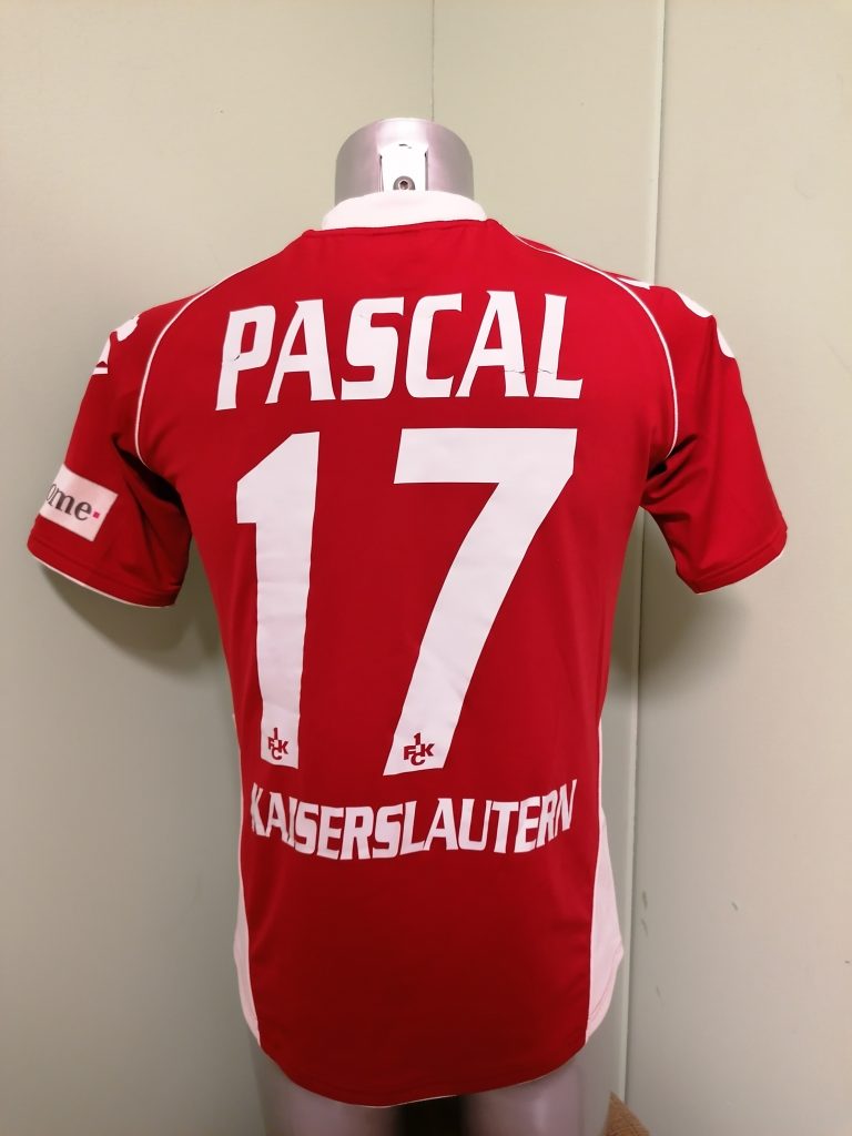 1FCK Kaiserslautern 2008 2009 home shirt Kappa football jersey #17 Pascal size S (1)