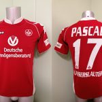 1FCK Kaiserslautern 2008 2009 home shirt Kappa football jersey #17 Pascal size S