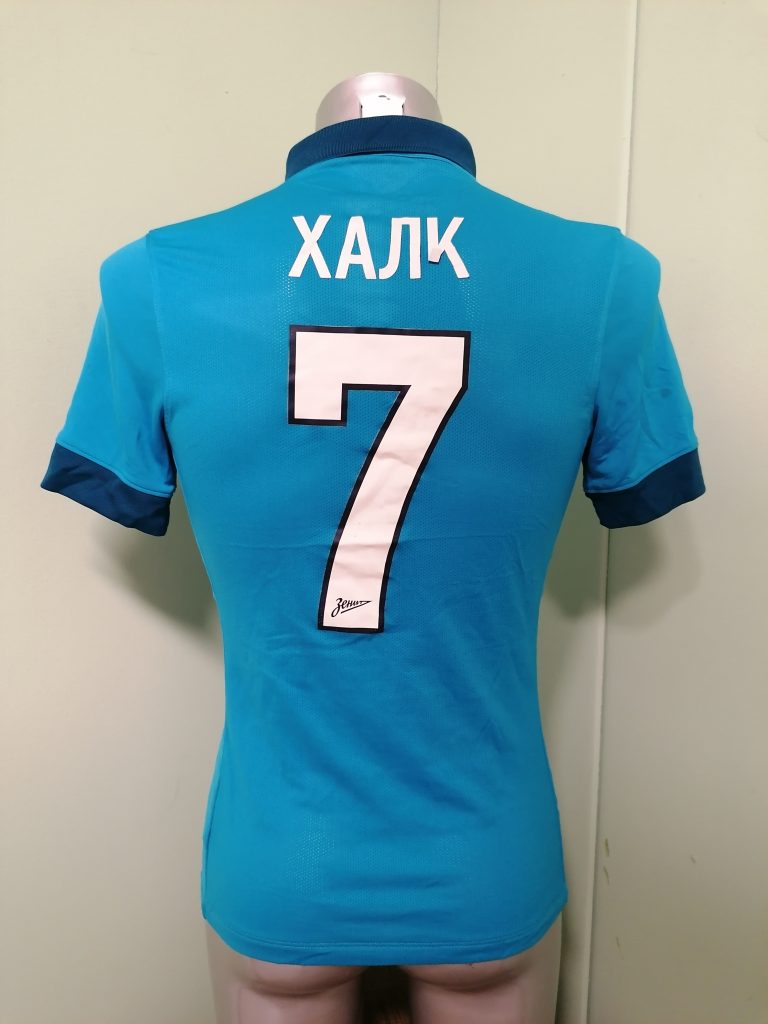 Player issue Zenit St Petersburg 2014 2015 home shirt Nike jersey Hulk 7 size S (5)