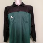 Vintage Adidas green Referee shirt 2000 jersey size XL long sleeve (1)