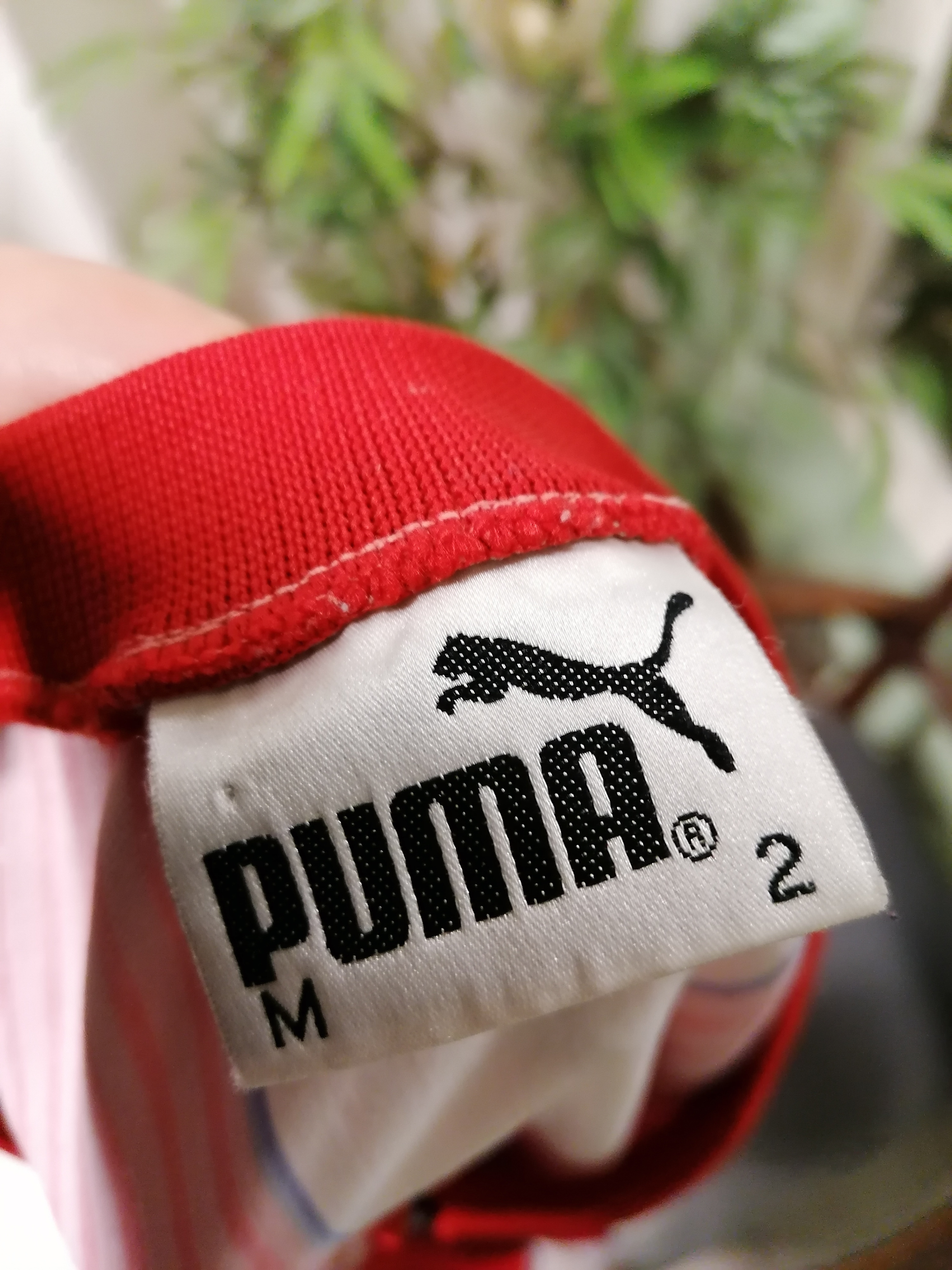 Vintage Union de Santa Fe 1999 2000 home shirt Puma size M cropped