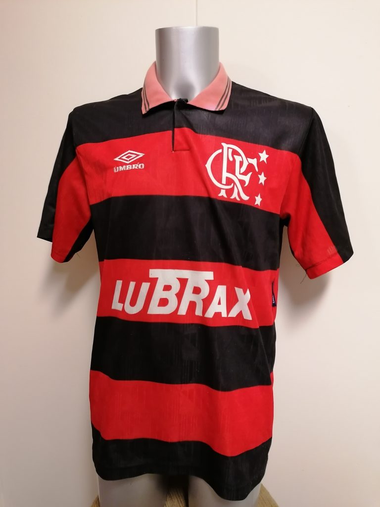 Vintage Flamengo 1993 home shirt Umbro football top size camisa (1)