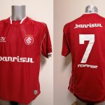 Vintage Internacional 2003 home shirt Topper football top jersey #7 size S