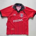 Vintage Ipswich Town 1993 1994 1995 away shirt Umbro size LB Boys 12Y (1)