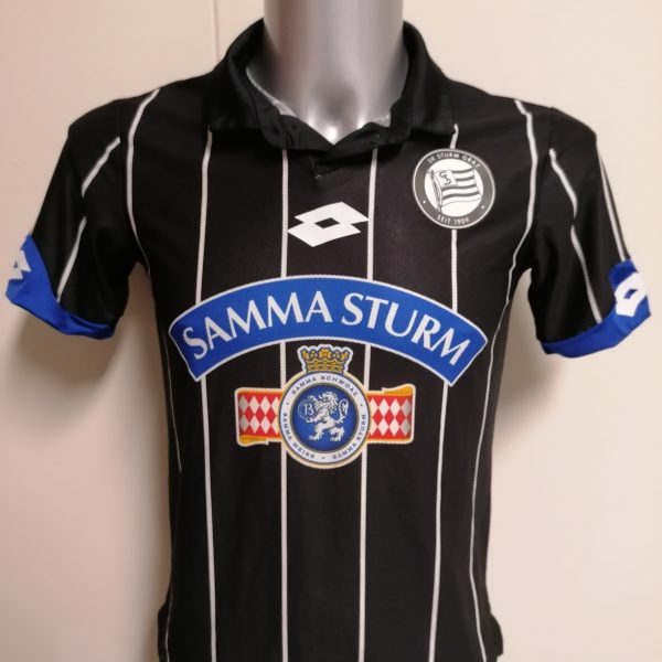 SK Sturm Graz 2016 2017 away shirt Lotto jersey Alar 9 size Boys L (1)
