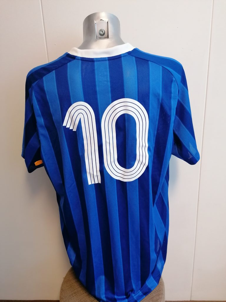 Adidas blue football sports shirt #10 trikot size 2XL (2)
