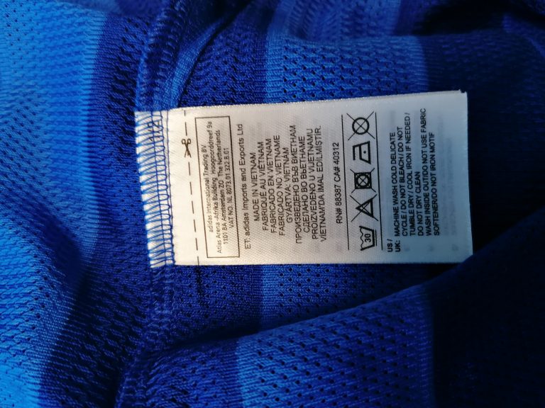 Adidas blue football sports shirt #10 trikot size 2XL (4)