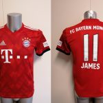Bayern Munchen 2018 2019 BL home shirt adidas James 11 size S (6)