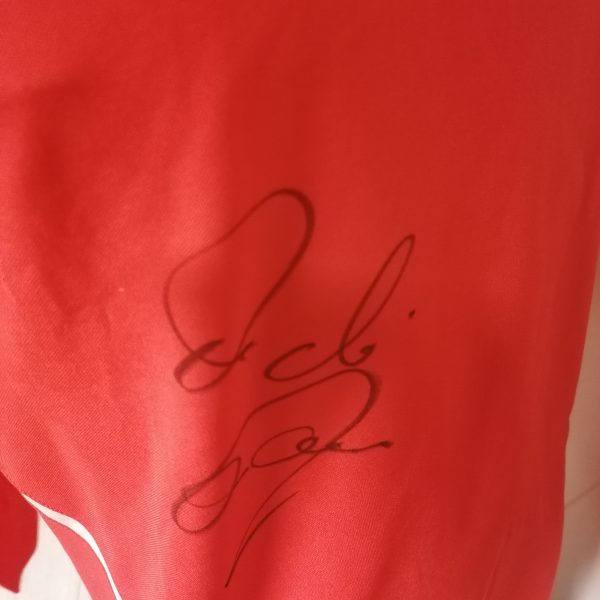 Match worn Birr XI v Liverpool Legends 2012 shirt O’Neills #9 size L signed (4)