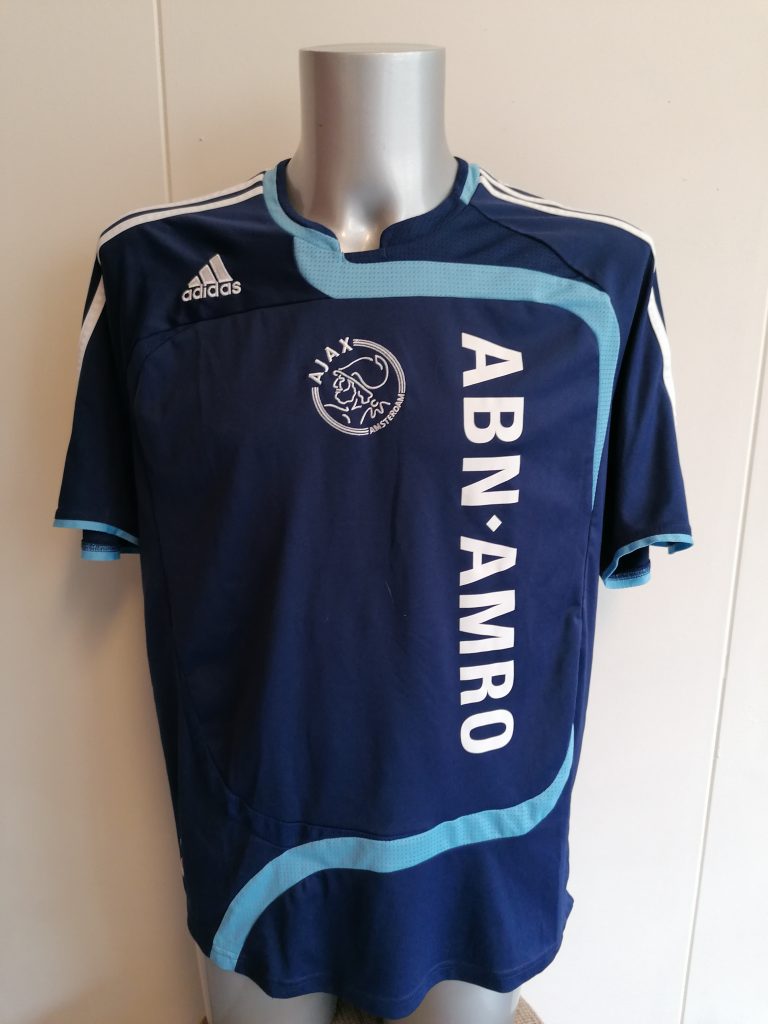 Vintage Ajax 2007 2008 away shirt adidas soccer jersey size L (1)
